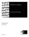 Il Matrimonio Segreto - Domenico Cimarosa - 9781512190762