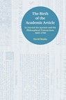 The Birth of the Academic Article - David Banks - 9781781798300