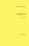 Cahiers - Montesquieu - 9782246799092