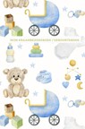 Mijn Kraambezoekboek / Geboorteboek | Geschikt als Kraamcadeau meisje en Kraamcadeau jongen - Gold Arts Books - 9789464650082