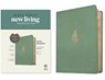 NLT Wide Margin Bible, Filament Enabled (LeatherLike, Sage Green Palm, Red Letter) - New Living Translation - 9798400506918