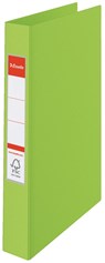 Esselte ringmap PP voor ft A4 rug van 4,2 cm , 23 O-ringen van 25 mm, groen - Esselte - 5701216482561