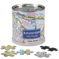 Amsterdam City Puzzle - Magnetische puzzel met 100 stukjes van de plattegrond van Amsterdam | auteur onbekend | 