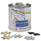Amsterdam City Puzzle - Magnetische puzzel met 100 stukjes van de plattegrond van Amsterdam | unknown | 4260153713622