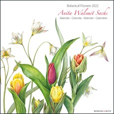 Botanical Flowers, Anita Walsmit Sachs maandkalender 2022