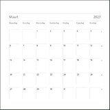 Blanco maandkalender 2023 | auteur onbekend | 8716951346518
