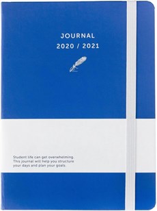 Journal grijs-blauw 2020-2021