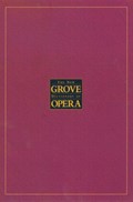 The New Grove Dictionary of Opera | Stanley Sadie | 