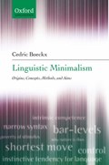 Linguistic Minimalism | Cedric (Harvard University) Boeckx | 