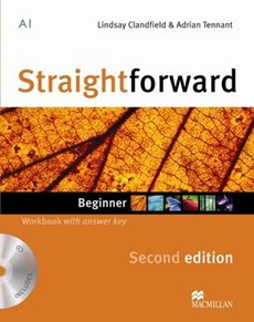 Straightforward second edition workbook (+ key) + cd pack beginner level