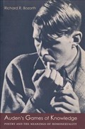 Auden's Games of Knowledge | Richard R. Bozorth&, Lillian Faderman (ed.)& Larry Gross (ed.) | 