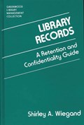 Library Records | Shirley A. Wiegand | 