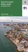South East England incl. London 1:250.000 OS road map 8 | Ordnance Survey | 