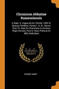 Chronicon Abbatiae Rameseiensis | Ramsey Abbey | 