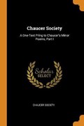Chaucer Society | Chaucer Society | 