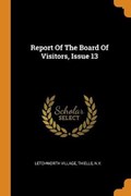 Report of the Board of Visitors, Issue 13 | Letchworth Village | 