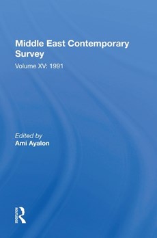 Middle East Contemporary Survey, Volume XV: 1991