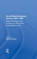 Soviet/east European Survey, 19871988 | Vojtech (Parallel History Project on Cooperative Security, Zurich, Switzerland) Mastny | 