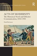 Acts of Modernity | David (djbuchanan@ualberta.edu Undeliverable Oct 20. Case 01678464) Buchanan | 