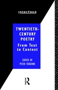Twentieth-Century Poetry | Peter Verdonk | 