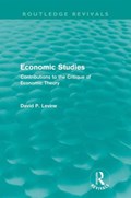Economic Studies (Routledge Revivals) | David Levine | 