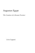 Augustan Egypt | Livia Capponi | 
