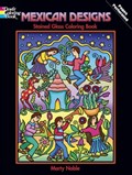 Mexican Designs Stained Glass Coloring Book | Noble Noble | 