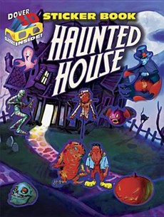 3-D Sticker Book--Haunted House