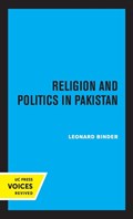 Religion and Politics in Pakistan | Leonard Binder | 