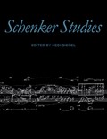 Schenker Studies | Hedi Siegel | 