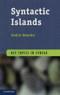 Syntactic Islands | Cedric Boeckx | 