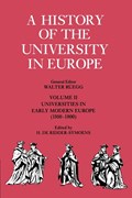 A History of the University in Europe: Volume 2, Universities in Early Modern Europe (1500-1800) | HILDE DE (VRIJE UNIVERSITEIT,  Amsterdam) Ridder-Symoens | 