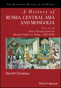 A History of Russia, Central Asia and Mongolia, Volume II | David (San Diego State University) Christian | 