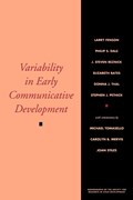 Variability in Early Communicative Development | Usa)fenson Larry(SanDiegoStateUniversity | 