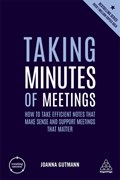 Taking Minutes of Meetings | Joanna Gutman | 