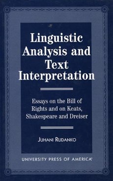 Linguistic Analysis and Text Interpretation