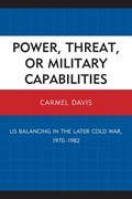 Power, Threat, or Military Capabilities | Carmel Davis | 