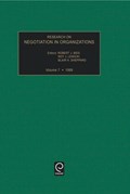 Research on Negotiation in Organizations | Roy J. Lewicki ; Blair H. Sheppard ; Robert J. Bies | 