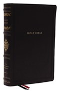 NKJV, Wide-Margin Reference Bible, Sovereign Collection, Leathersoft, Black, Red Letter, Comfort Print | Thomas Nelson | 