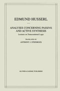Analyses Concerning Passive and Active Synthesis | Edmund Husserl | 