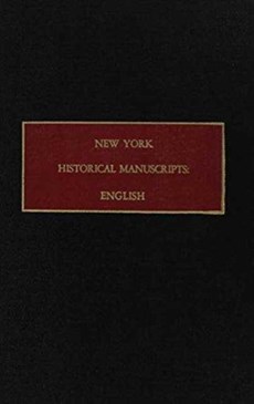 New York Historical Manuscripts