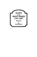 Scots in the West Indies 1707-1857 Vol 2 | Dobson | 
