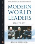 Biographical Dictionary of Modern World Leaders | John C. Fredriksen | 