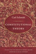 Constitutional Theory | Carl Schmitt | 