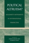 Political Altruism? | Marco Giugni ; Florence Passy | 