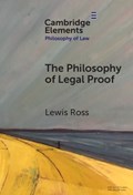 The Philosophy of Legal Proof | Lewis (London School of Economics and Political Science) Ross | 