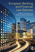 European Banking and Financial Law Statutes | Matthias (University of Leiden, The Netherlands) Haentjens ; Pierre (SE806061-Nfa statement bounced, we have bank details in Sap requested up to date mailing address 19.08.2020 Received up to bank details and added to Gt and Sap) de Gioia Carabellese | 