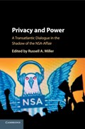 Privacy and Power | RUSSELL A. (WASHINGTON AND LEE UNIVERSITY,  Virginia) Miller | 