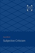 Subjective Criticism | David Bleich | 