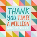 Thank You Times a Million | Gibbs Smith | 